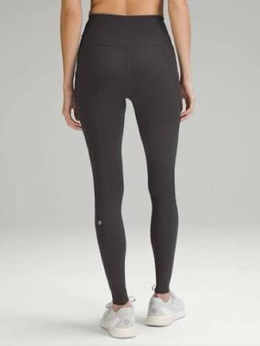 Lululemon fast and free High-Waist Women's  Leggings Charcoal Purple Grey